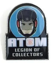 Atom DC Pin Badge (KM)