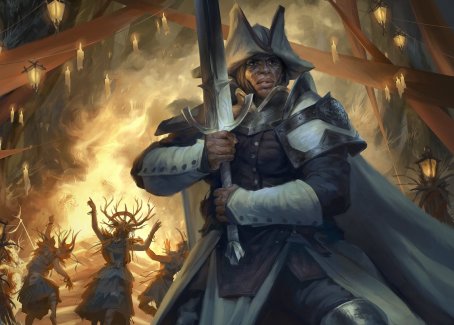 Innistrad Midnight Hunt Art Series 18/81 Ritual Guardian - Denman Rooke