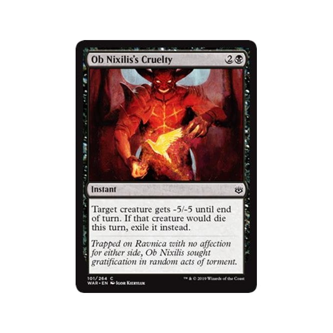 War of the Spark 101/264 Ob Nixilis's Cruelty