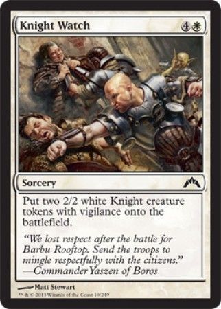 Gatecrash 019/249 Knight Watch