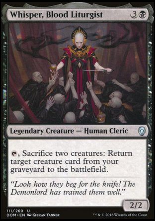 Dominaria 111/269 Whisper, Blood Liturgist