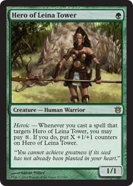 Born of the Gods 123/165 Hero of Leina Tower