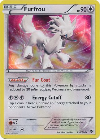 XY Base Set 114/146 Furfrou (Holo)