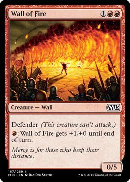 Magic 2015 167/269 Wall of Fire
