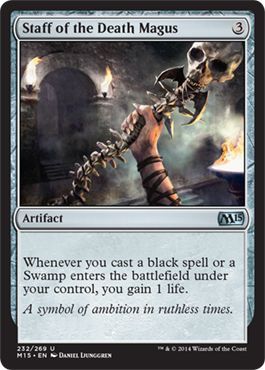 Magic 2015 232/269 Staff of the Death Magus
