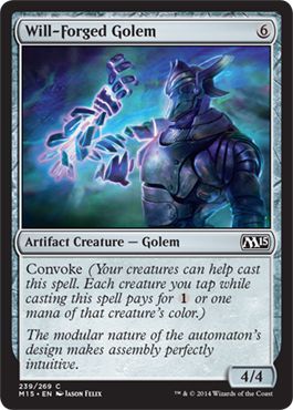 Magic 2015 239/269 Will-Forged Golem