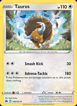 Crown Zenith 106/159 Tauros
