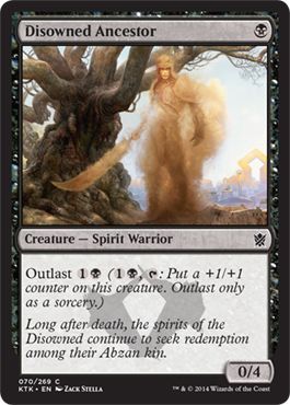 Khans of Tarkir 070/269 Disowned Ancestor