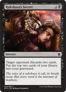 Khans of Tarkir 084/269 Rakshasa's Secret
