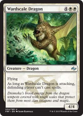 Fate Reforged 030/185 Wardscale Dragon