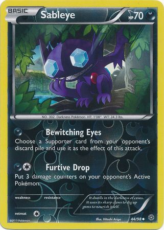Ancient Origins 44/98 Sableye (Reverse Holo)