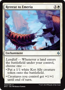 Battle for Zendikar 044/274 Retreat to Emeria