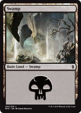 Battle for Zendikar 262/274 Swamp