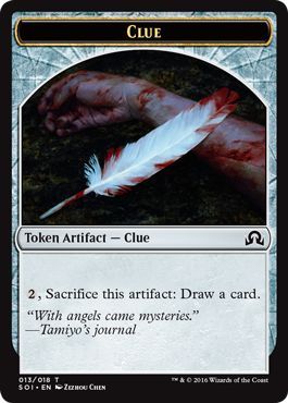 Clue 013/018 Shadows Over Innistrad Token