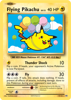 Evolutions 110/108 Flying Pikachu
