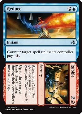 Amonkhet 216/269 Reduce//Rubble