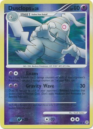 Diamond & Pearl 047/130 Dusclops (Reverse Holo)