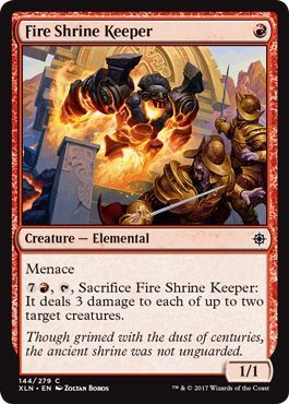 Ixalan 144/279 Fire Shrine Keeper