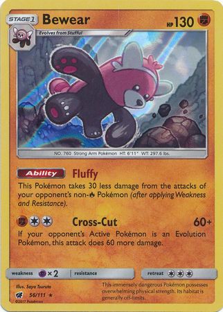 Crimson Invasion 056/111 Bewear (Holo)
