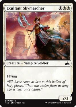 Rivals of Ixalan 007/196 Exultant Skymarcher