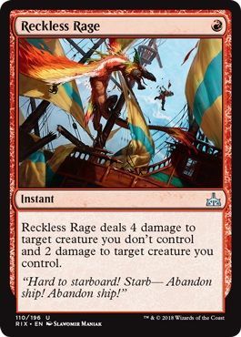 Rivals of Ixalan 110/196 Reckless Rage
