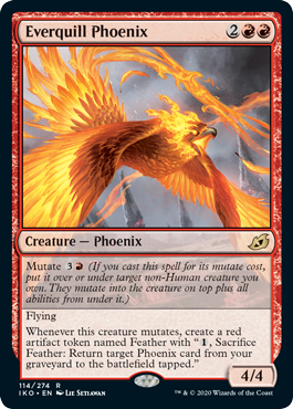 Ikoria: Lair of Behemoths 114/274 Everquill Phoenix