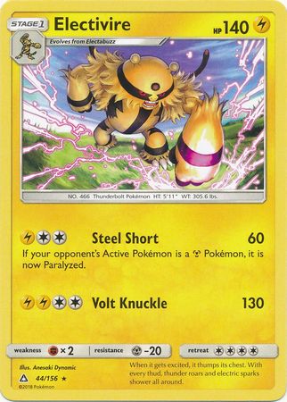Ultra Prism 044/156 Electivire (Reverse Holo)