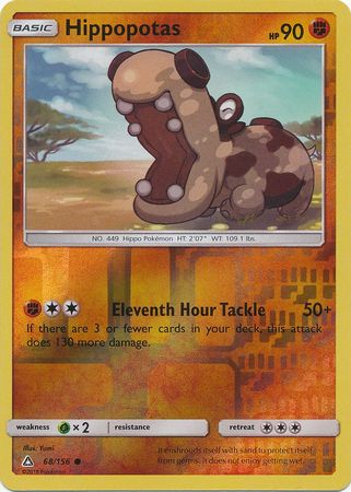 Ultra Prism 068/156 Hippopotas (Reverse Holo)