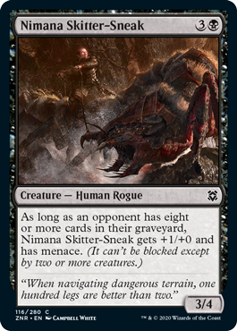 Zendikar Rising 116/280 Nimana Skitter-Sneak