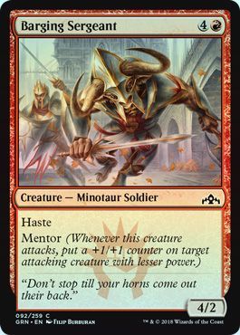 Guilds of Ravnica 092/259 Barging Sergeant (Foil)