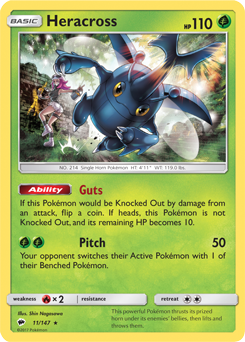Burning Shadows 011/147 Heracross