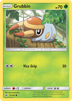 Sun & Moon 013/149 Grubbin