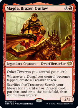 Kaldheim 142/285 Magda, Brazen Outlaw