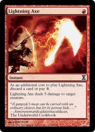 Time Spiral 168/301 Lightning Axe