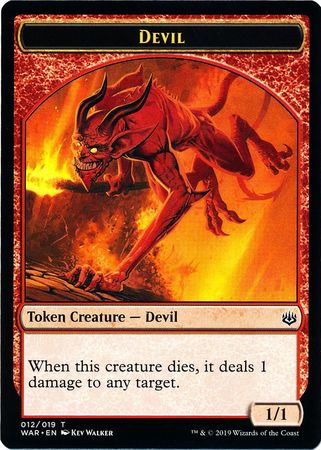 Devil 012/019 War of the Spark Token