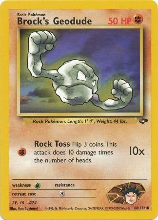 Gym Challenge 068/132 Brock's Geodude