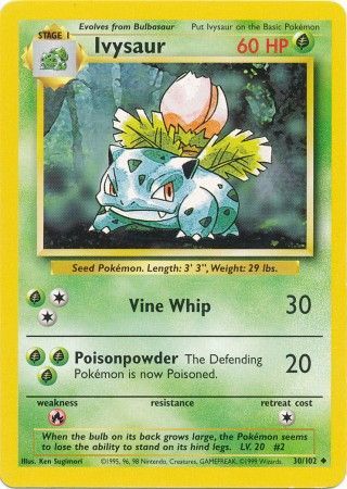 Base Set 030/102 Ivysaur