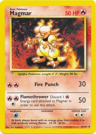 Base Set 036/102 Magmar