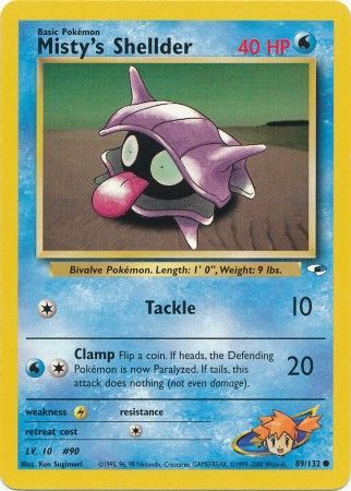 Gym Heroes 089/132 Misty's Shellder