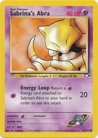Gym Heroes 091/132 Sabrina's Abra