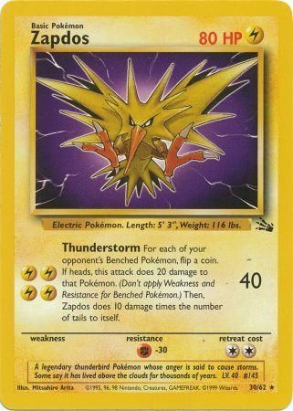 Fossil 30/62 Zapdos