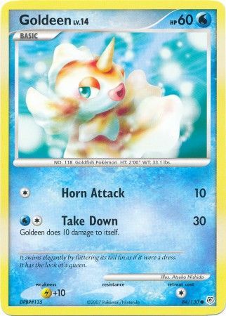 Diamond & Pearl 084/130 Goldeen Lv. 14