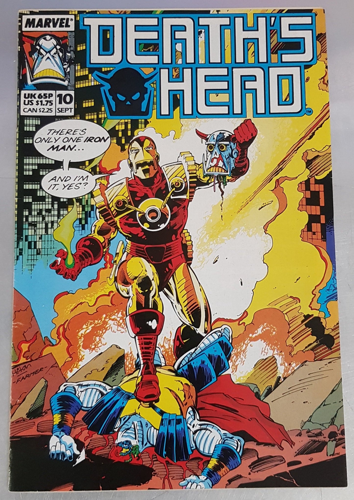 Death's Head #10 Marvel Comics (1988)