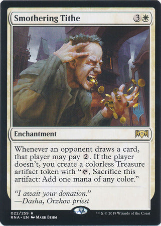 Ravnica Allegiance 022/259 Smothering Tithe (Silver Stamped)