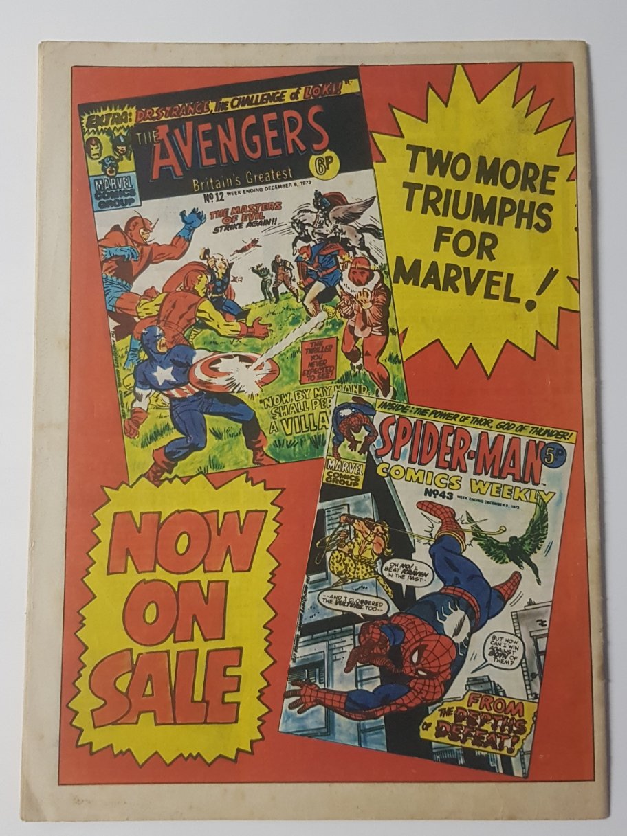 The Mighty World of Marvel #62 Marvel Comics UK (1972)