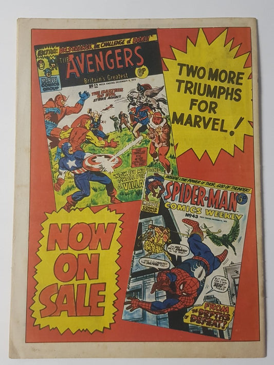 The Mighty World of Marvel #62 Marvel Comics UK (1972)