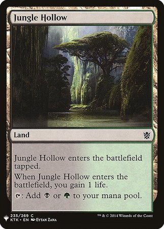 The List - Khans of Tarkir 235/269 Jungle Hollow