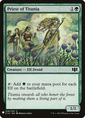 The List - Commander 2014 210/337 Priest of Titania