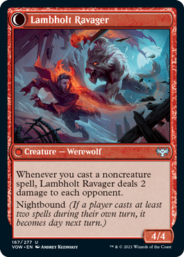 Innistrad: Crimson Vow 167/277 Lambholt Raconteur//Lambholt Ravager