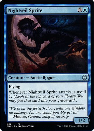 Zendikar Rising Commander 032 Nightveil Sprite